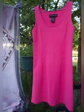 Andrea Jovine Hot Pink Mini Dress